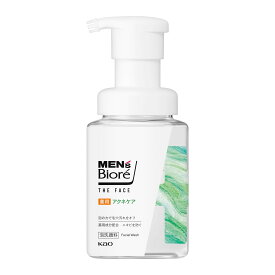 花王 メンズビオレ ザフェイス 薬用アクネケア 本体 (200mL) 泡洗顔料 ポンプ　【医薬部外品】