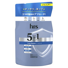 P&G エイチアンドエス 5in1 クールクレンズ シャンプー つめかえ用 (290g) 詰め替え用 h＆s　【医薬部外品】　【P＆G】