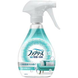 P&G　ファブリーズ W除菌+消臭スプレー 衣類・布製品用 香りが残らない 本体 (370mL)