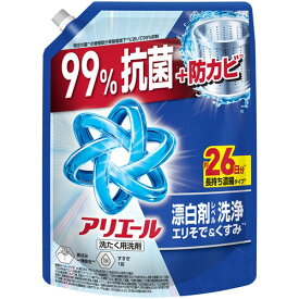 P&G アリエール 洗濯洗剤 液体 超抗菌プレミアム 漂白剤級洗浄 清潔でさわやかな香り 詰め替え 超特大 625g