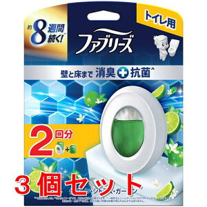 《セット販売》 P&G ファブリーズトイレ用消臭剤プレミアムシリーズ+抗菌グリーンシトラスガーデン 本体+つめかえ 2個×3個セット