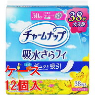 《ケース》　ユニチャーム チャームナップ 吸水さらフィ 中量用 ナプキンサイズ パウダーの香り 50cc (38…