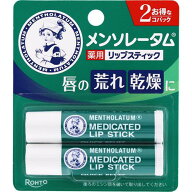 ロート製薬　メンソレータム　薬用　リップスティック　XD　(4.0g×2コパック)　【医薬部外品】　リップ…
