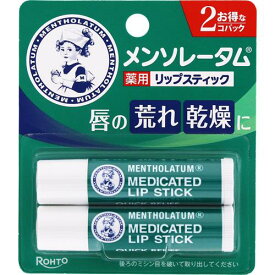 ロート製薬　メンソレータム　薬用　リップスティック　XD　(4.0g×2コパック)　【医薬部外品】　リップクリーム