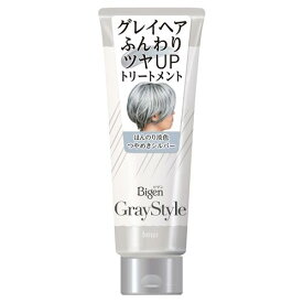 ホーユー ビゲン　グレイスタイル　グレイケアトリートメント　つやめきシルバー　グレイヘア専用 カラートリートメント ほんのり