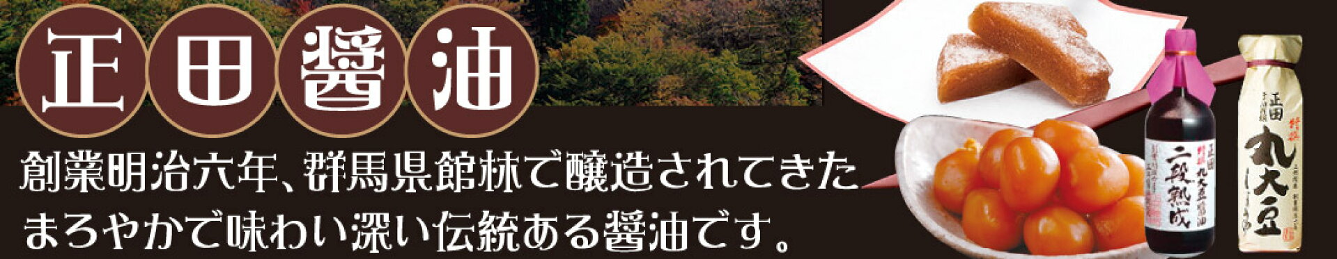 正田醤油商品