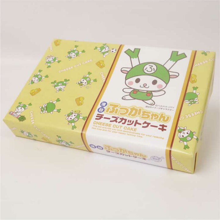 楽天市場 群馬 お土産 ふっかちゃんチーズカットケーキ 群馬みやげ おみやげ 洋菓子 ふっかちゃん ゆるきゃら チーズケーキ カットケーキ 深谷ねぎ 深谷市 イメージ キャラクター かわいい ケヤキ堂 つるまい本舗