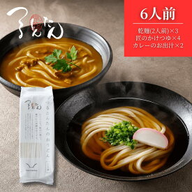 つるとんたん 【かけつゆ4人前・カレー2人前・乾麺6人前】乾麺 ギフト梱包 詰め合わせ 半生うどん 取り寄せ 有名店 お取り寄せグルメ 稲庭うどん 讃岐うどん 高級 グルメギフト お中元 内祝い