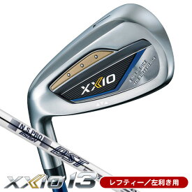 レフティー ダンロップ ゼクシオ13 アイアン 5本セット（#6/#7/#8/#9/PW） N．S．PRO 850GH（DST） ネイビーカラー 左利き用 XXIO13 アイアンセット