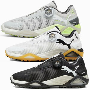 【★10/31まで★ほぼ全品10%OFFクーポン】レディース プーマ 2024 シャドウキャット ニトロ DISC 310833 スパイクレス ゴルフシューズ 女性用 珍しい おしゃれ おすすめ 人気