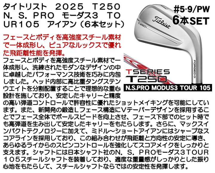 Titleist T250アイアンセット Titleist カスタム タイトリスト TITLEIST T250アイアンセット