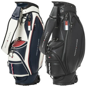 【★10/31まで★ほぼ全品10%OFFクーポン】★付属ネームタグ刻印無料★トミーヒルフィガー キャディバッグ THMG5FC2 メンズ レディース ユースフル キャスター付き 9型 2025年モデル 珍しい おしゃ