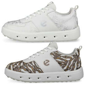 ecco ゴルフシューズ ストリート 720 110723 レディース スパイクレス 紐 シューレース GORE-TEX 防水 2025年モデル 珍しい おしゃれ おすすめ 人気