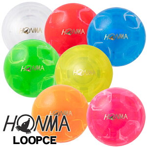 【★10/31まで★ほぼ全品10%OFFクーポン】パークゴルフ ボール 本間ゴルフ ループス PGA2301 パークゴルフ用ボール 1球 2023年モデル