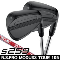 【7/10限定】ピン S259 ミッドナイトQPQ ウェッジ N.S.PRO モーダス3 TOUR 105 右利き用 2026年モデル