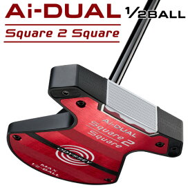【2/18限定★最大100%P還元※要エントリー】オデッセイ Ai-DUAL SQUARE 2 SQUARE 1/2-BALL MAX パター 右利き用 2026年モデル