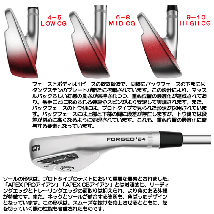 楽天市場】キャロウェイ 2024 APEX MB ダイナミックゴールド