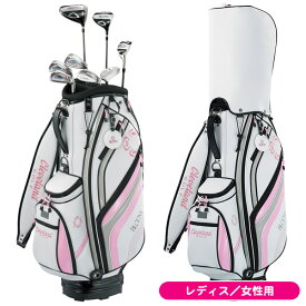 【1/15限定★最大100%P還元※要エントリー】★付属ネームタグ刻印無料★レディース クリーブランド 2022 ブルーム パッケージセット（キャディバッグ付き） 女性用