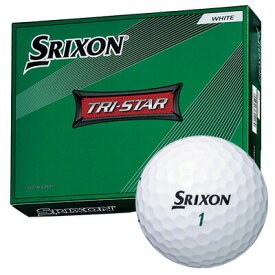《今日だす》スリクソン　2022　TRI－STAR（トライスター）　ゴルフボール　（ホワイト）　［1ダース］