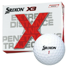 スリクソン 2022 X3 ゴルフボール （ホワイト） ［1ダース］