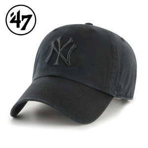 �y5/10���聚�ő�100%P�Ҍ����v�G���g���[�z�S���t�E�F�A 47 �L���b�v 47 CLEAN UP YANKEES BLACK 14751170 �����Y �H �~ 25FW