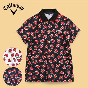 【★10/28まで★ほぼ全品10%OFFクーポン】ゴルフウェア キャロウェイ ポロシャツ 半袖ポロシャツ C25134221 レディース