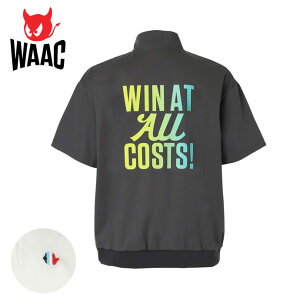 【★10/31まで★ほぼ全品10%OFFクーポン】ゴルフウェア ワック ポロシャツ 半袖ハーフジップ 072252023 メンズ