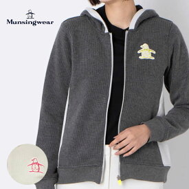 ゴルフウェア マンシング アウター 親子インレー前開きフーディー MG5FSW23L レディース