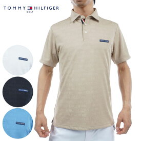 《あす楽》トミーヒルフィガー 凹凸ロゴジャガード半袖シャツ THMA413