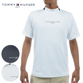 《あす楽》トミーヒルフィガー リンクスジャガード半袖モックネックシャツ THMA431