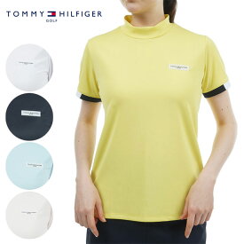 《あす楽》【レディース/女性用】トミーヒルフィガー ストライプカフス半袖モックシャツ THLA428