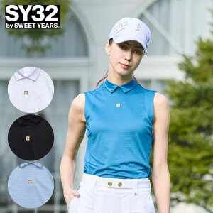 yȃN[|zzΏۊOzyfB[X^pzSY32 RECYCLE JQ PIN BORDER NO SLEEVE POLO SYG-24S18W