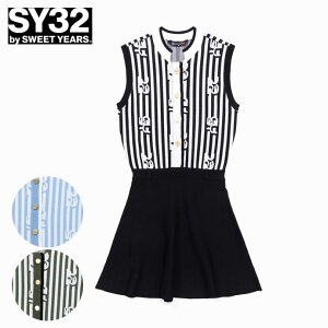 y10/10聚Im1/2ő100%PҌvGg[zyfB[X^pzSY32 SUMMER KNIT ONE|PIECE DRESS SYG-24S19W