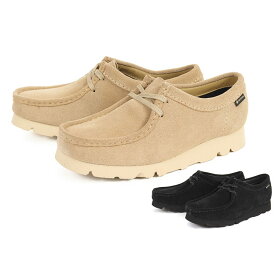 【SS期間★エントリーして最大P15倍】【値下げしました】Clarks クラークス WALLABEE GTX レディース ワラビー ゴアテックス 26169025(メープルスエード) 26169024(ブラックスエード)