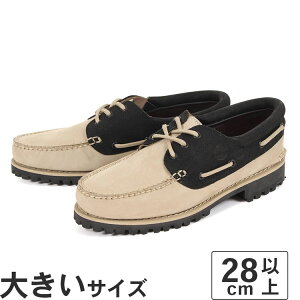 y}\ԁP10{z傫TCYy28cmzTimberland eBo[h 3EYE LUG HANDSEWN BOAT SHOE X[AC O nh\[ {[gV[Y 0A5RH8 ubN/CguE