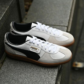 【マラソン期間★P10倍】PUMA プーマ PALERMO LTH パレルモ レザー 396464-01 ホワイト/グレー/ガム