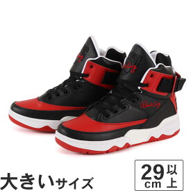 大きいサイズ【29cm〜32cm】EWING ATHLETICS ユーイング アスレチックス EWING 33 HI 1BM02463-014 ブラック/レッド/ホワイト
