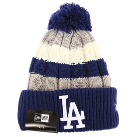 【キッズ・ユースサイズ】NEW ERA ニューエラ ポンポンニット帽 ロサンゼルス ドジャース 60536306 ロイヤル 海外限定 日本未発売
