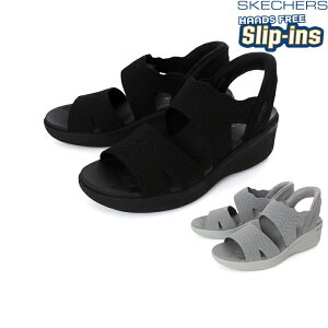 SKECHERS XPb`[Y SLIP-INS XbvCY sACg Xbv I oC 163510 BBK GRY