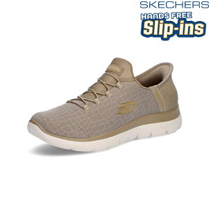 SKECHERS �X�P�b�`���[�Y SLIP-INS �X���b�v�C���Y �T�~�b�c �N���b�V�[ �i�C�g 150128W TPGD �g�[�v/�S�[���h