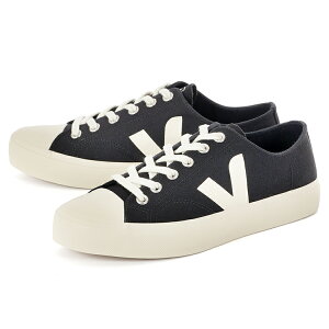 �y�}���\�����ԁ�P10�{�z�yOFF PRICE�zVEJA ���F�W�� WATA II LOW CANVAS VJPL011397 �u���b�N/�s�G�[��