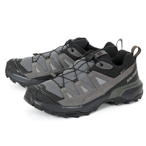 SALOMON �T������ X ULTRA 360 LEATHER GORE-TEX �G�b�N�X �E���g�� 360 ���U�[ �S�A�e�b�N�X L47571400 �V���[�N�X�L��/�L���b�X�����b�N