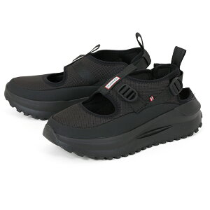 HUNTER �n���^�[ TRAVEL FLOW SANDAL �g���x�� �t���[ �T���_�� UFF7103MSH �u���b�N