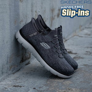 SKECHERS �X�P�b�`���[�Y SLIP-INS �X���b�v�C���Y �T�~�b�c �L�[�y�[�X 232469W CCBK �`���R�[��/�u���b�N