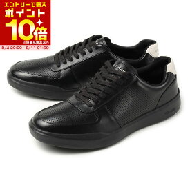 【スーパーセール期間中 エントリーしてポイント最大10倍】【値下げしました】ColeHaan（コールハーン） GC MODERN PERF SNKR(グランドクロスコート モダン パーフォレーション スニーカー) C33989 ブラック/ ホワイト