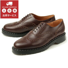 【マラソン期間中最大9倍】SOLOVAIR(ソロヴェアー) 5EYE OXFORD ENGLISH BROGUE SHOE(5ホール オックスフォード イングリッシュ ブローグシューズ) S5-811 ブラウン