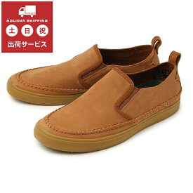 【マラソン期間中最大9倍】【値下げしました】Clarks（クラークス） KESSELL SLIP(ケセル スリップ) 26139061 タンレザー