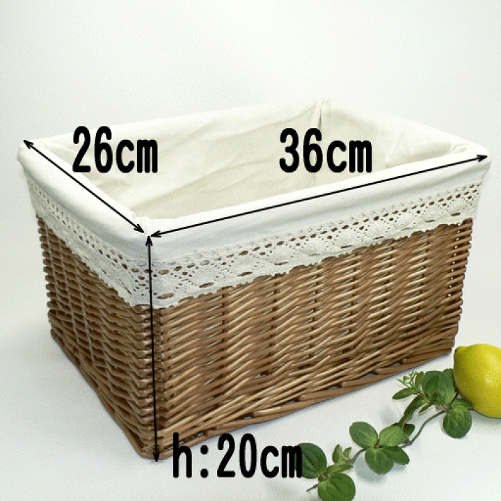 楽天市場】【サイズ：36×26×h20】煮柳 カラーボックス用バスケット