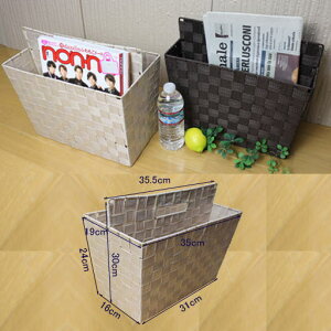 �y�T�C�Y�F35.5×19×h24cm(30cm�����܂Łj�z���{���e�[�v �����t���}�K�W�����b�N���i�`�������E�u���E����