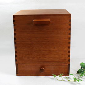 倉敷意匠計画室　ツガの化粧ボックス（木製収納箱）【メイクボックス/コスメボックス】